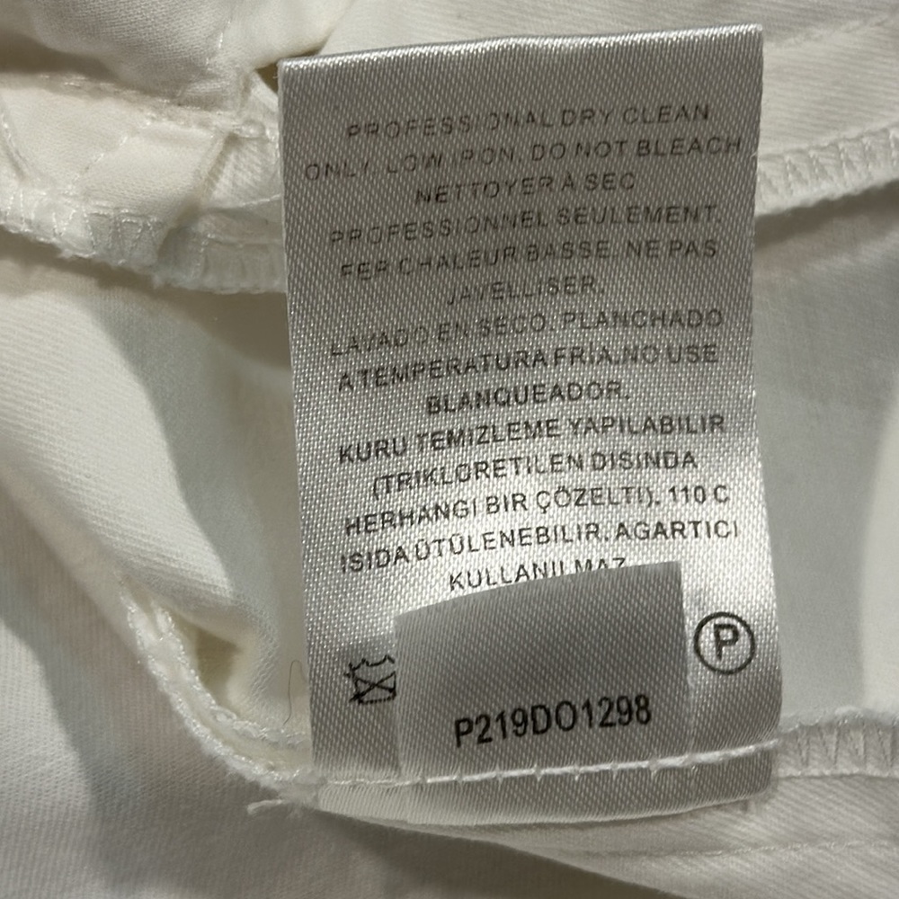 TIBI White Twill Shirt Dress EUC Size 6 - Picture 13 of 14